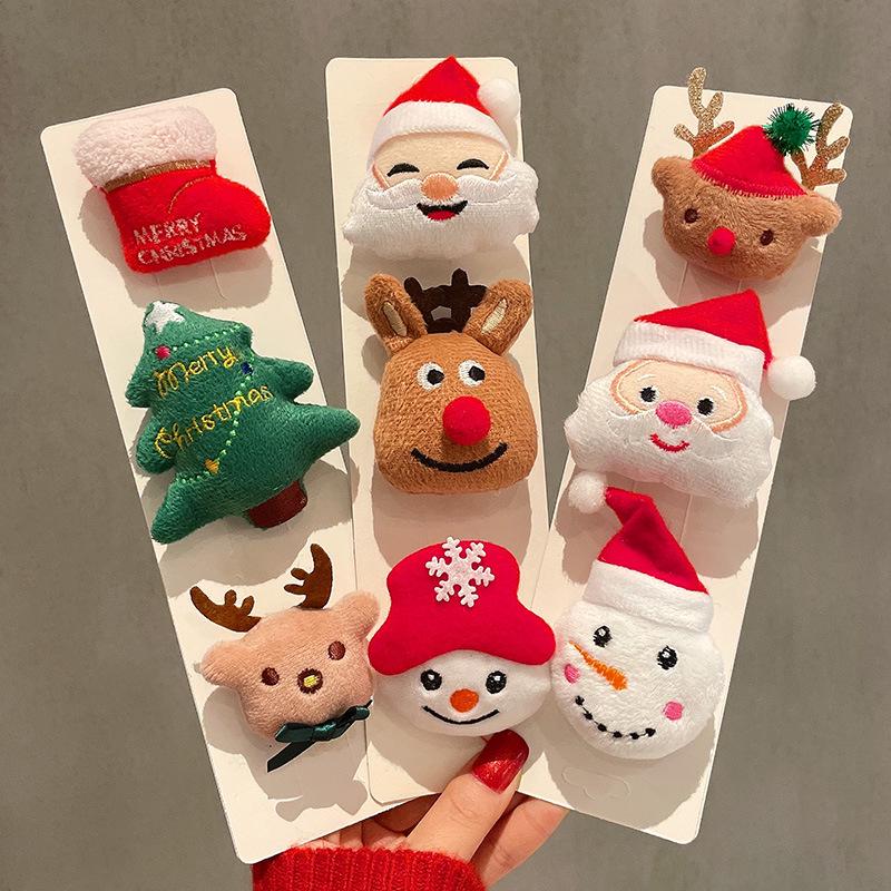 Reindeer Snowman Christmas Brooch Pin for Women - Holiday Gift & Decoration