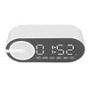 Bluetooth 5.0 Speaker Mirror Clock Heavy Bass FM Radio Rechargeable Digital Alarm Clock with Dual