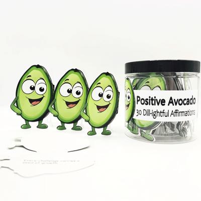 30 Fun And Positive Canned Cards, Suitable For Party Events, Fruit Cards