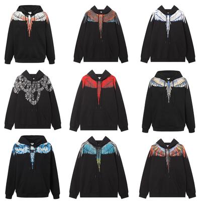 MB Farbe Feder Phantom Flügel Pullover Marcelo Trend Marke Blitz Schlange Jahr Paar Kapuzenpullover