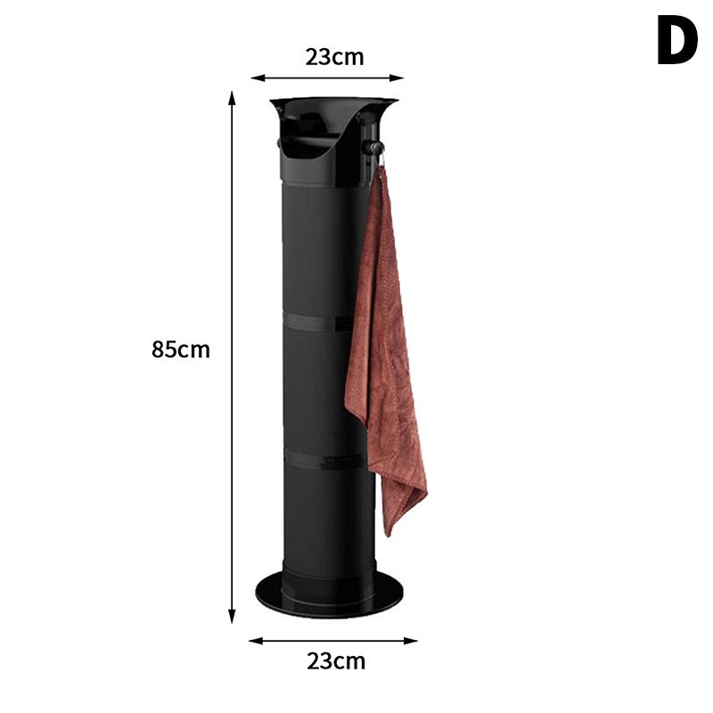 Large Capacity Coffee Knock Bucket With Towels Espresso Coffee Grounds Container Floor Collector Standing Tall Knock Trash Can