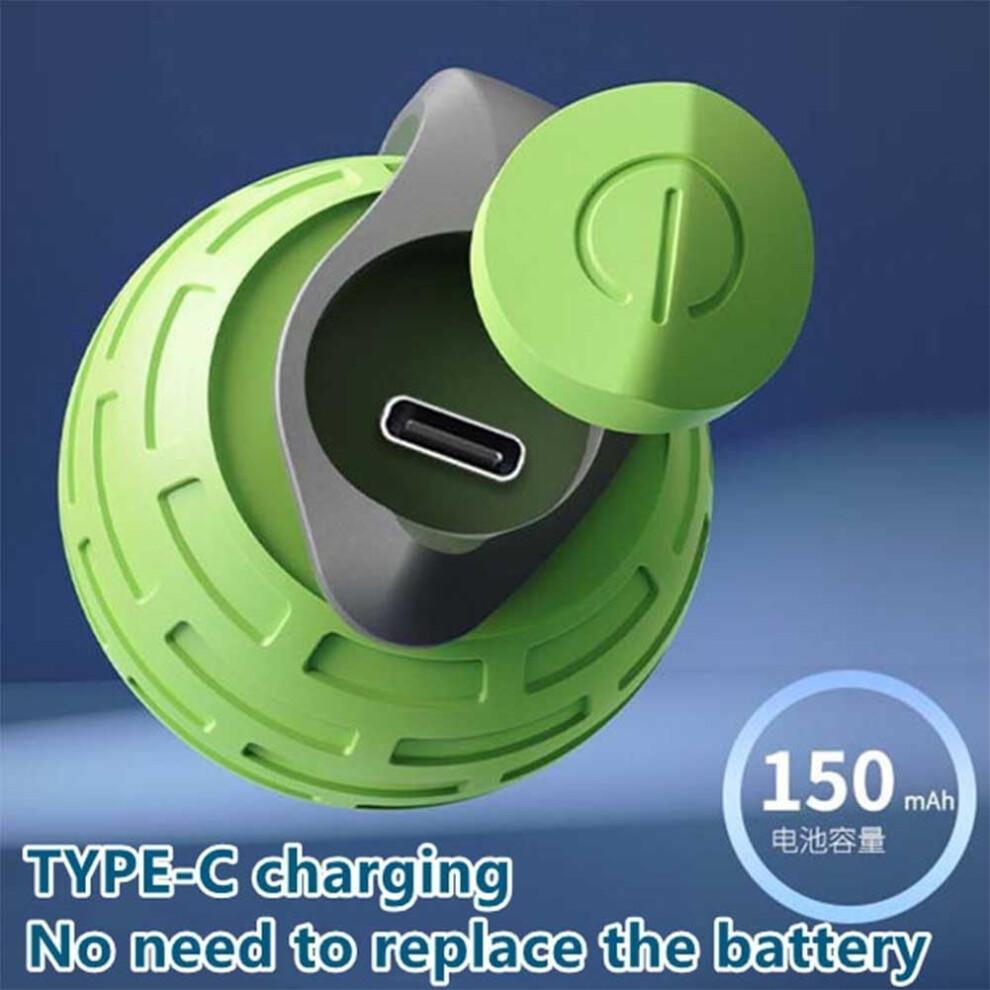 Speedy Tail 2.0 Automatic Moving Cat Toy Ball, Rechargeable Interactive Smart Ball with Replacement Tail (Green), compatible with Speedy Tail