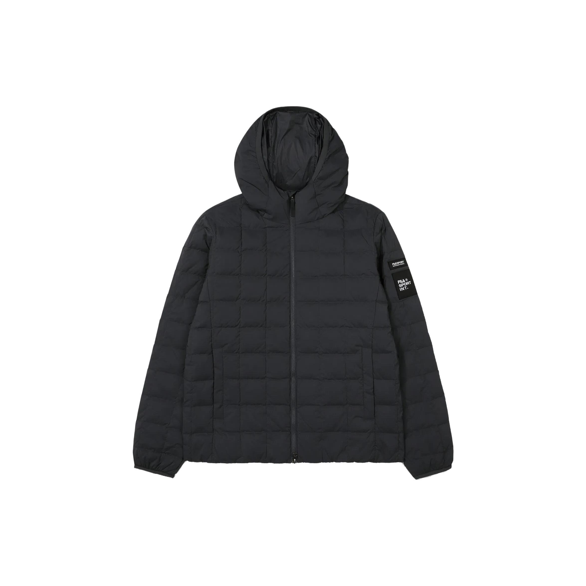 FILA Down Jackets Unisex Black Gray Hooded Moderate Other FS2DJF4135X-CGR 105