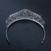 Shiny Rhinestone Tiara Zinc Zinc Alloy Crown Hair Accessory Exquisite Princess Crown  Wedding