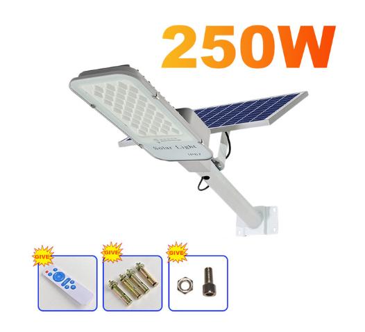 250/50W Powerful Solar Lights Outdoor Garden House Yard Lighting Wall Lamp External Panel Garden Waterproof Street Light