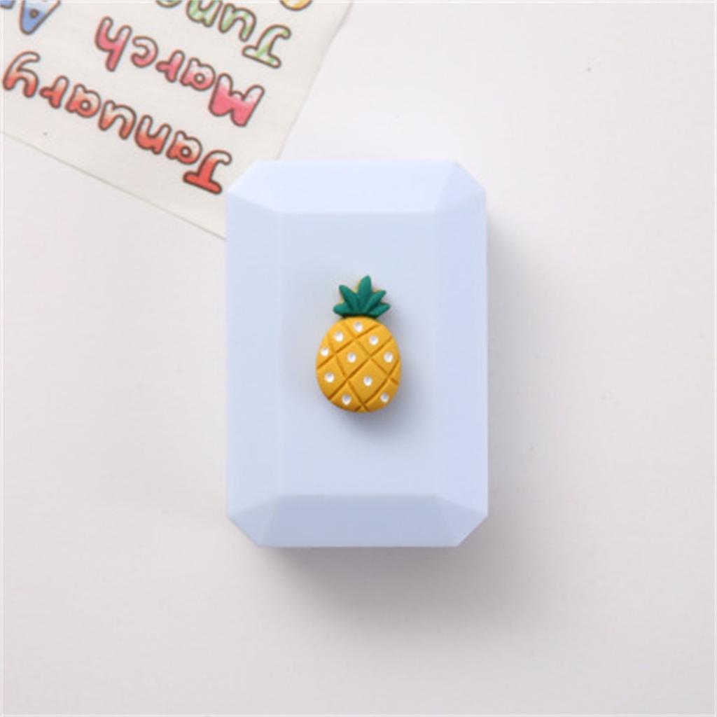 Travel Outdoor Cute Fruit Shape Storage C^ontact L^ens Holder Case Mirror Box Container
