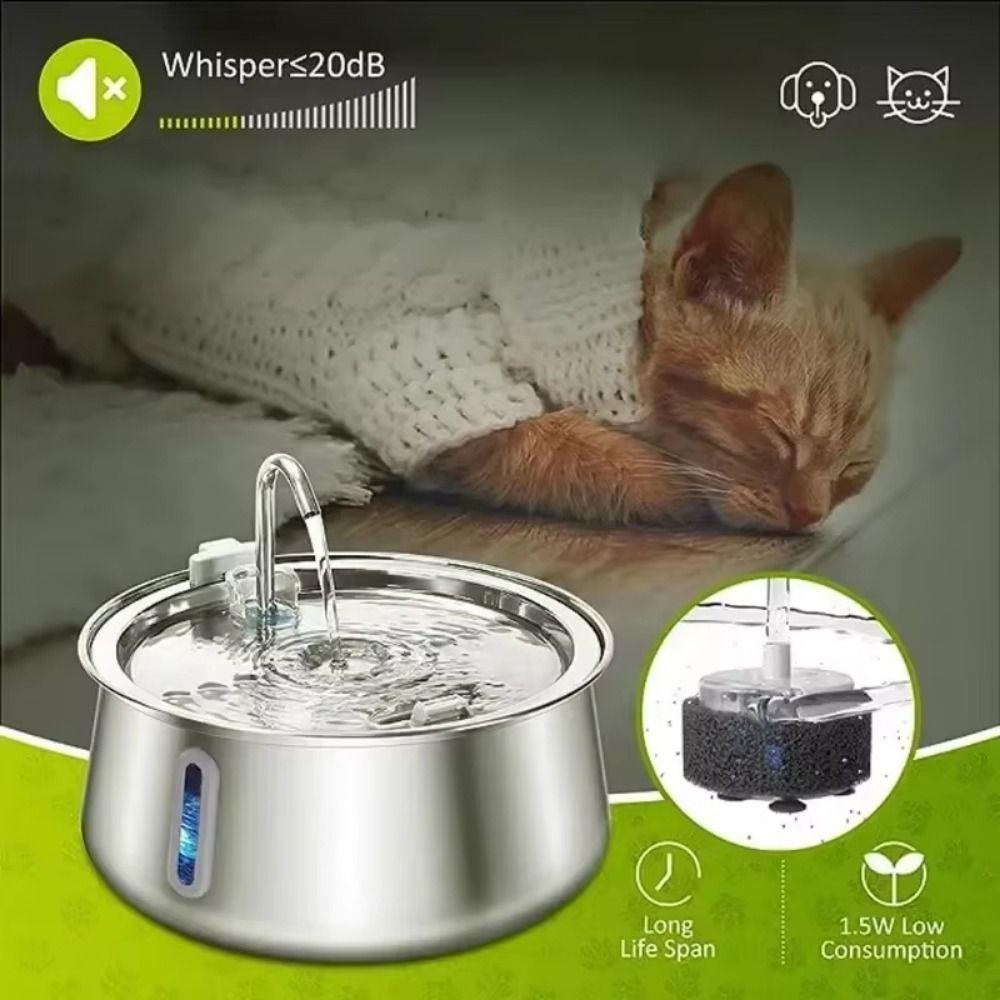 USB Pet Water Feeder Automatic Automatic Cat Water Fountain  Cat Products