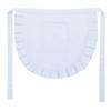 Girls Half Apron with Ruffled Edge Handy Pocket Kitchen Apron for Kids Cooking Baking Gifts