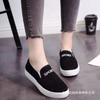 Cloth Shoes Spring Single Shoes Canvas Flat Bottom Non-slip One Pedal Lazy Board Shoes