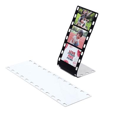 Metall Aluminium Sublimationsrohling Bilderrahmen für DIY Wärmeübertragungsdruck Fotos Ausstellungsständer Heimdekor