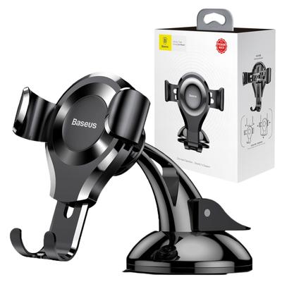 Car Gravity Holder Baseus Osculum For Phone (Black)