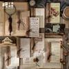 60Pcs Vintage Nostalgic Book Material Paper Journal Scrapbook Collage Base Paper Literary Retro DIY Decor Paper
