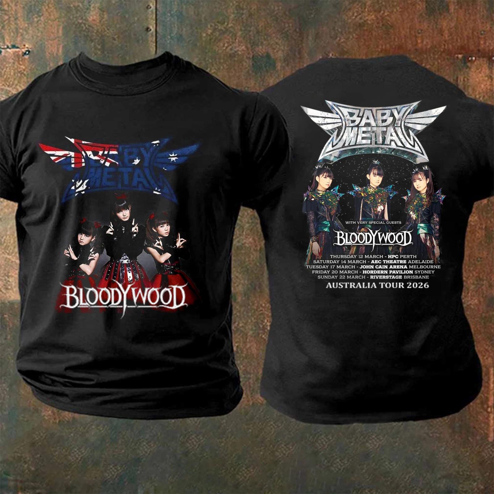Babymetal World Tour Australia 2026 Tshirt Gift For Fans XXXXL