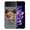 Cute Cartoon Capybara Coque For Samsung Z Flip7 6 Galaxy Case Shockproof Z Flip5 Z Flip3 4 5G Hard Cover Phone TPU PC Hard Fund