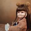 BZDOLL Lifelike Realistic Reborn Baby Girl Doll 55 CM 22 Inch Soft Full Silicone Princess Toddler Art Bebe Birthday Gifts for Child