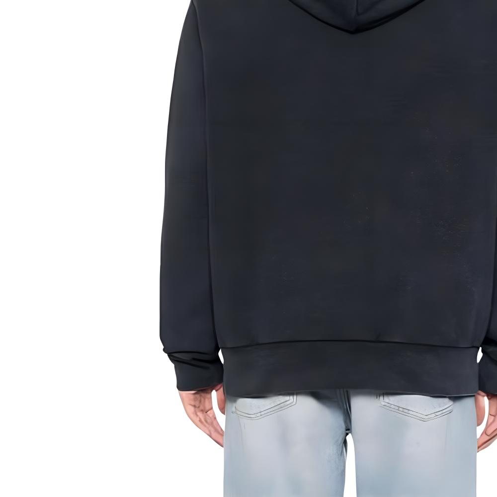 Polo Ralph Lauren Solid Color Hooded Fitted Long Sleeve Sweatshirt Men sweatshirt Black 710916690-025