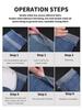 1PC-Double-Sided Non-woven Adhesive Cloth Adhesive Hem Tape Iron-on Clothes Sewing Turn Up Hem Non-woven Fabric Liner
