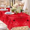 Halloween tablecloth decoration, a rectangular wallpaper with realistic network design, suitable for Halloween parties