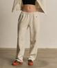 CHAMPION C-Logo Straight Sweatpants Cream