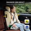 Leon Highback Booster, i-Size R129, 100-150cm, 3.5-12 Years, Adjustable Backrest & Headrest