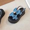 Lässige Ein-Schulter-Schnallenschuhe Dicksohlige Ein-Fuß-Sandalen Damenschuhe