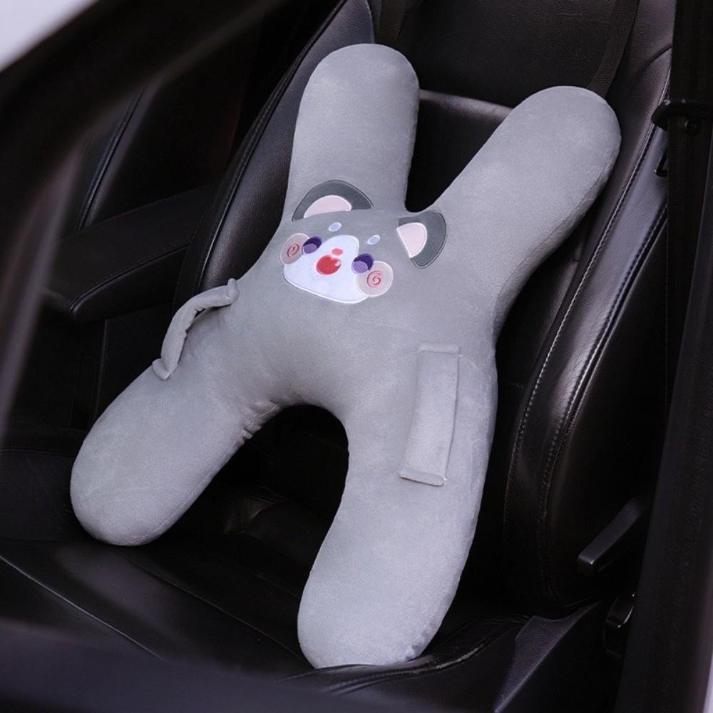 Cartoon Car Seat Cushion Comfortable Seat Belt Cover Kids Car Pillow  Relieve Seat Belt Pressure