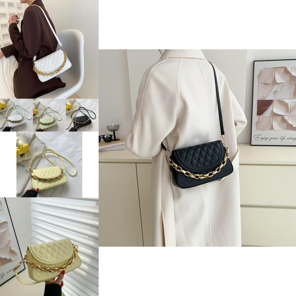 Chic Vintage Small Square Bag 2024 Summer New Trendy Casual Shoulder Bag