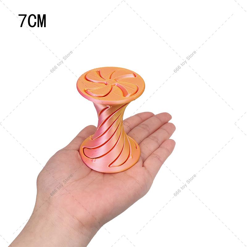 31 Stil 3D-gedruckter Spiral-Kegel Rakete Geist Herz Durchgang Fidget Spielzeug Unmögliche Pyramide Stressabbau Spielzeug Schreibtisch Dekoration