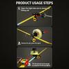 Compacts Fishing Line Winder With Antislip Protecting Fishing Line Spooling Tool for Rotates Reel and Casting