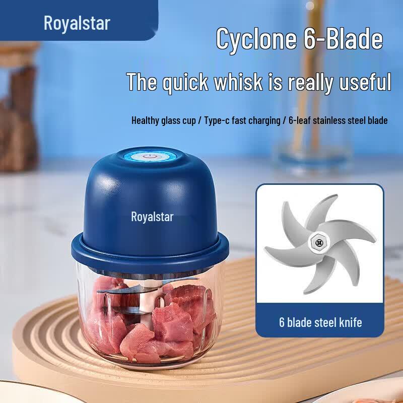 Royalstar Wireless Electric Food Chopper CN plug (adapter included)