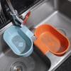 Universal Kitchen Sink Drain Basket for Dry/Wet Food, Fruits & Veggies - Plastic Filter & Separator.