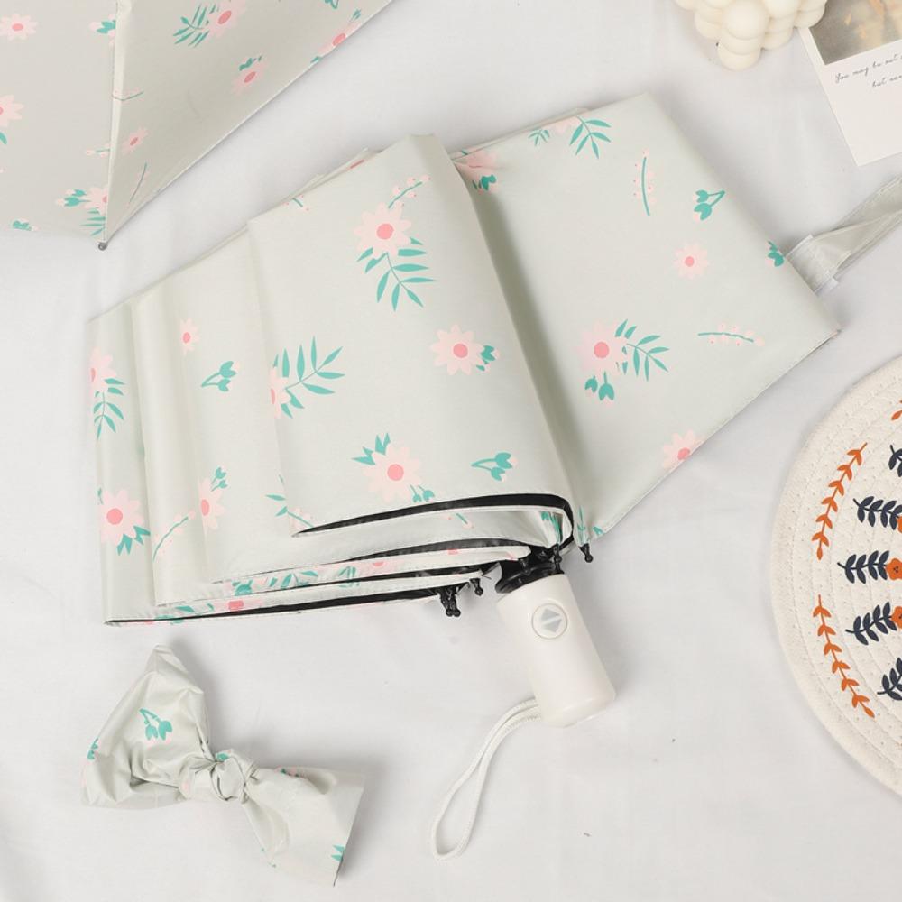 Pocket Rain Umbrella Automatic Rain Umbrella UV Protection Portable Sun Umbrella Windproof Parasol Men Women