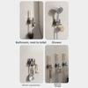 2Pcs Rust-Proof Stainless Steel Mop Holder Waterproof Mop Storage Clamp  Kitchen