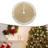 Tree Skirt Made of Burlap Fabric for Holiday Setup - 35.4 Inches 47.2 Inches