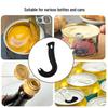 Hook-Shaped Multi-Function Manual Can and Bottle Opener - Kitchen Gadget for Easy Opening