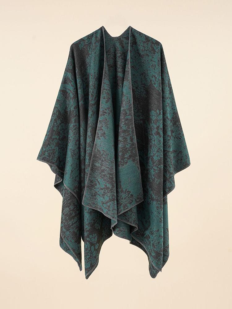 Imitation Cashmere Women Scarf Autumn Winter Floral Warm Femme Wrap Blanket Capa Para Mujer Pashmina Shawls Poncho Echarpe Hiver