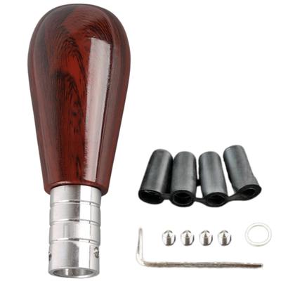 UACT Submerged Flower Retro Car Wood Shift Passenger Car Shift Knob Conversion Manual Type A Knob, Adapter, Transmission, 5-Speed, (Type B)