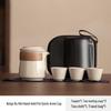 Portable Ru Ware Ceramic Kung Fu Tea Set