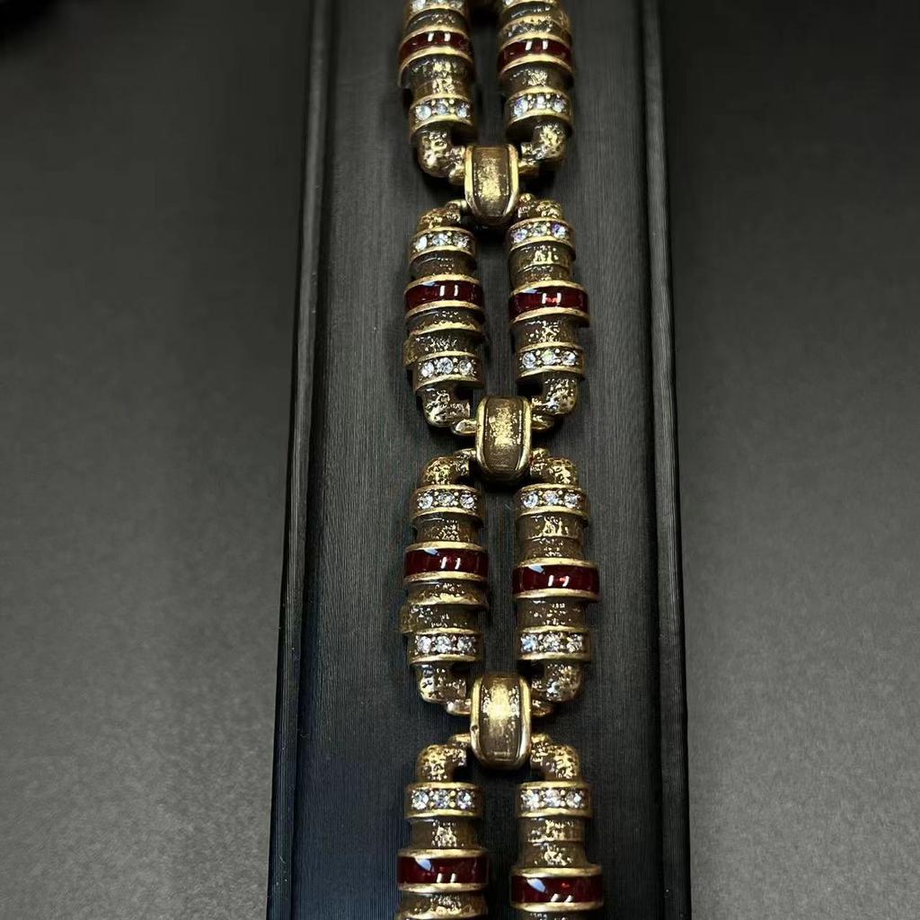 Vintage Ancient Egyptian Handmade Bracelet Heavy Industry / Edition Studded Drip Oil Accessories