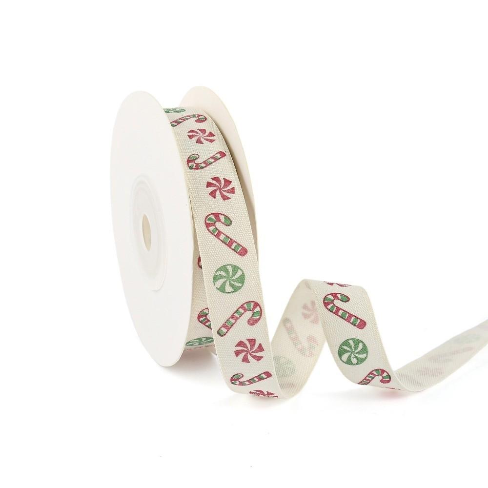 10 Yards Christmas Ribbon Christmas Print Christmas Craft Ribbon  Holiday Decoration