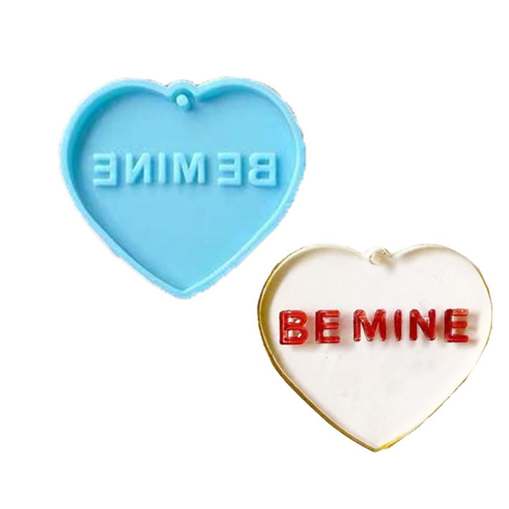 

Глянцевые силиконовые формы для изготовления брелоков ко Дню святого Валентина, формы для изготовления подвесок и ювелирных изделий из эпоксидной смолы 1