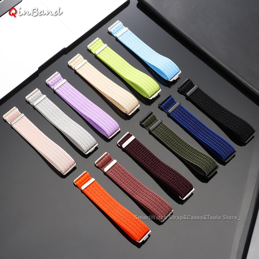 Ribbed Nylon Loop Watch Band for Huawei Watch Fit 5 Pro 4 Pro Sports Bracelet Belt for Huawei Watch 5/4/3 Wristband Accessories