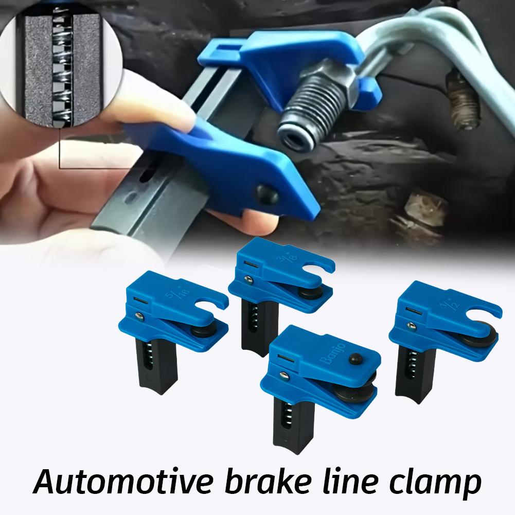 4Pcs Car Brake Fluid Line Plugs Banjo Bolt Stoppers Leak-Proof Oil Spill Prevention Fuel Line Repair Clamp Tool Fuel System Fittings7