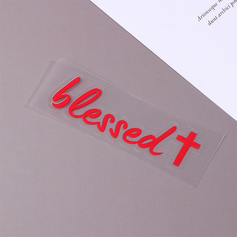 Blessed Mirror Decal Car Sticker For Women Faith Religious Vinyl Decoration For Cars Trucks Windows Mirror