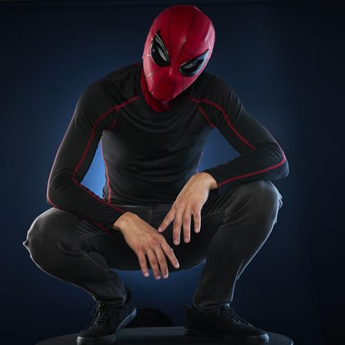 Hasbro Marvel Legends Serie „Spider-Man“: "Homecoming" Gesichtswechselnde Elektronische Maske, Premium Interaktive Rollenspielausrüstung (Erwachsene) G0633 Authentisch