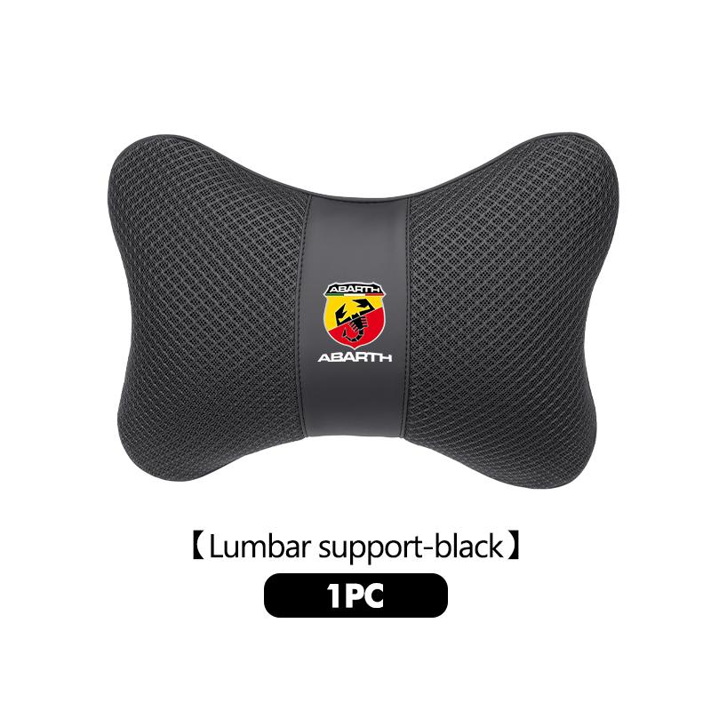 Car Headrest Lumbar Support Neck Pillow Lumbar Support Cushion For Abarth Freemont Strada 500x Grande Punto Ducato Stilo Palio