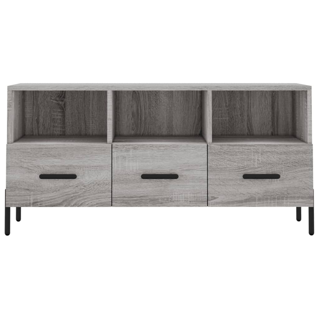 TV Cabinet Gray Sonoma 102 x 36 x 50 cm Particleboard