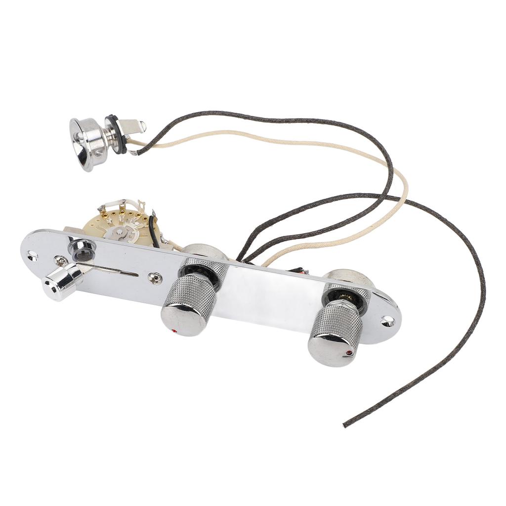 Guitar Control Plate 5 Way Switch 250K Ohm  Potentiometers Volume Tone Controls Plate for Tele Guitar