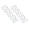 10 Pairs Eyelash Extension Under Eye Gel Pads Notch Flexible Silicone Reusable Eyelash Extension