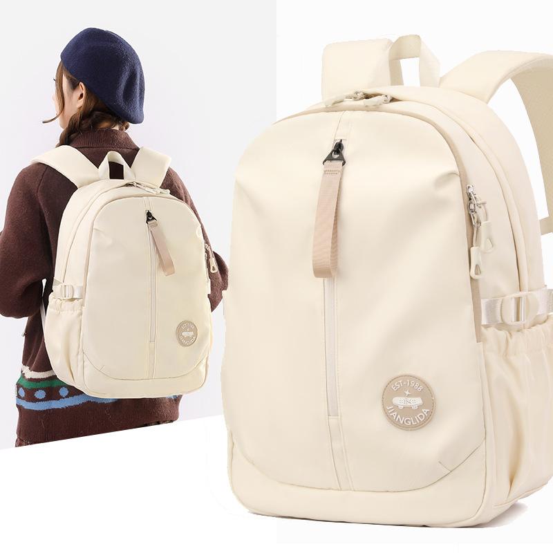 2026 New Burden Reducing Girl's Backpack Large Capacity Lightweight Waterproof Nylon School Bags Multi-layer Thickened Shoulder Strap Student Ruckpack